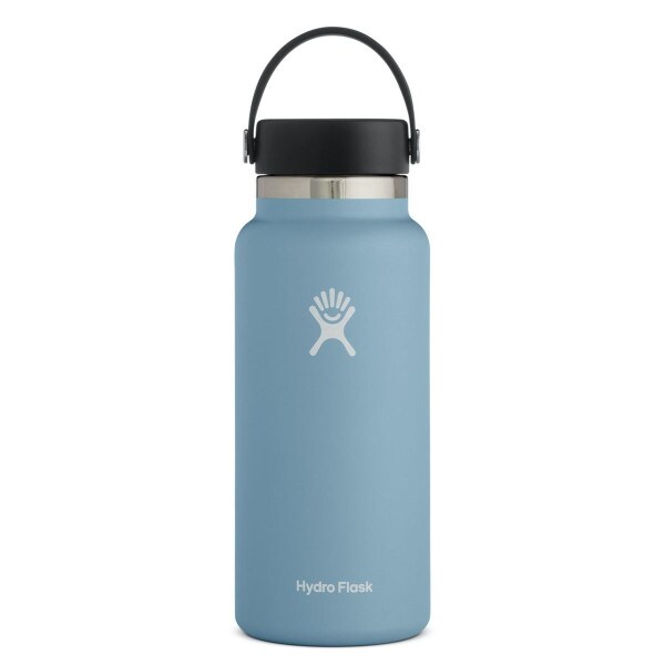 Hydro Flask 32oz rain wide mouth bottle